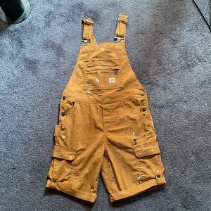 Distressed Carhartt Shortalls
